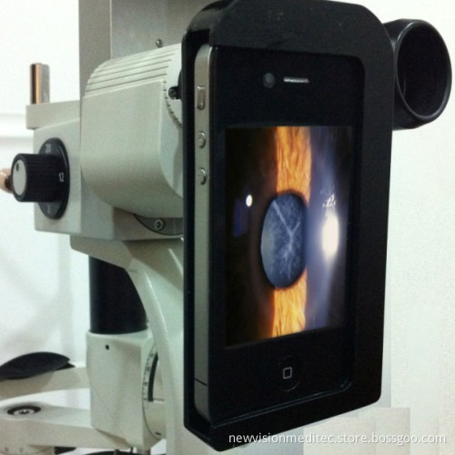 Slit Lamp Digital Photography Adapter for iPhone 4 and 4s